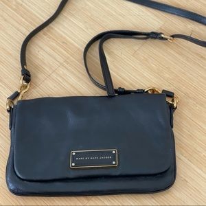 Marc by Marc Jacobs small black leather crossbody bag